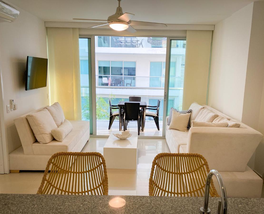 Vista Al Mar En Cartagena , Apartamento En Morros Esterno foto