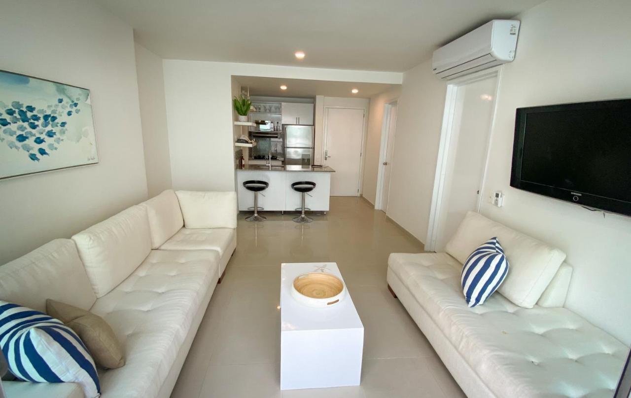 Vista Al Mar En Cartagena , Apartamento En Morros Esterno foto